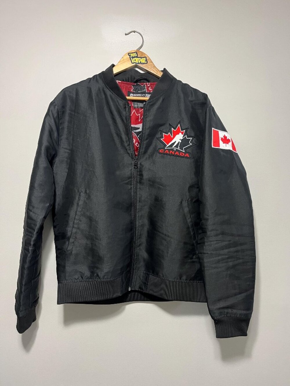 Vintage Team Canada Hockey Bomber Jacket